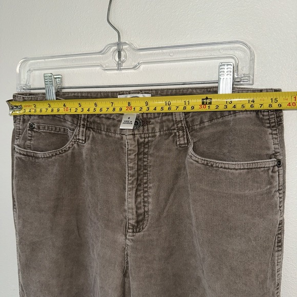 Talbots Heritage Corduroy Pants Womens 8 Brown Cotton Stretch Straight Leg - Picture 11 of 13